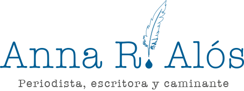 logo de Anna R. Alós, periodista, caminante y escritora